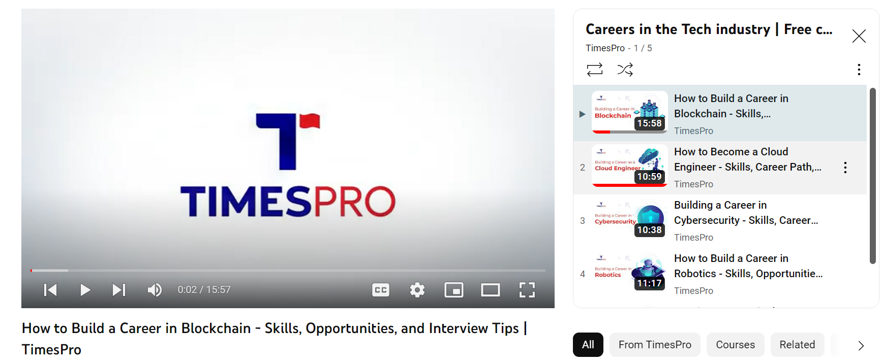 Tech Career Series – YouTube Series